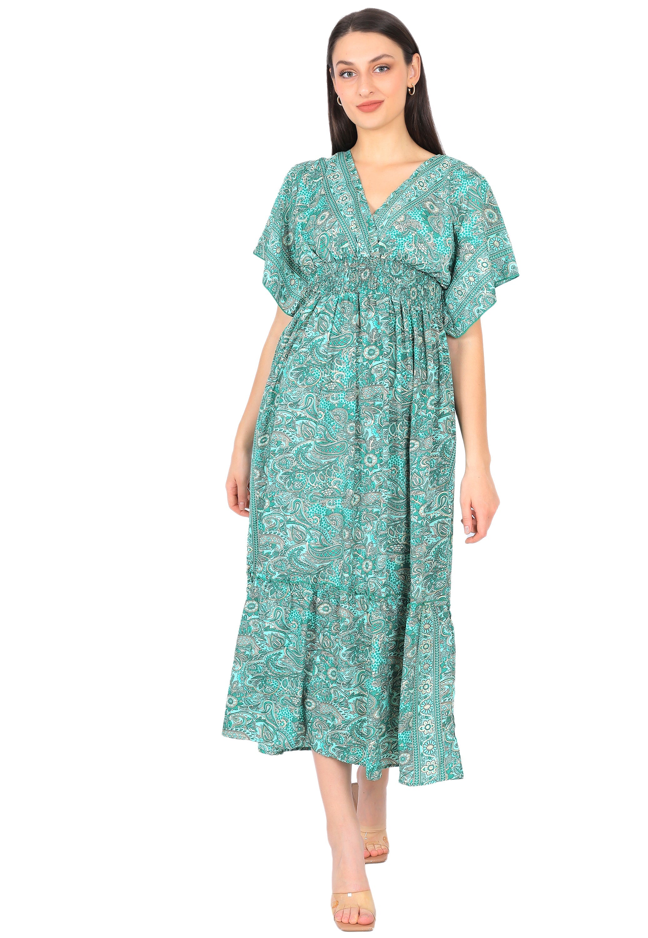 Kasturi Silk Long Dress with Bobbin | OEM & White Label Exporter
