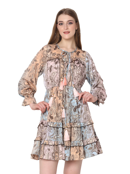 Zijden boho jurk Manufacturer | Ibiza Beachwear