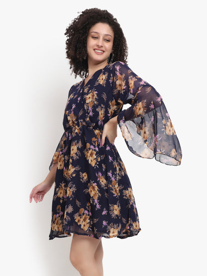 Floral Georgette Dress