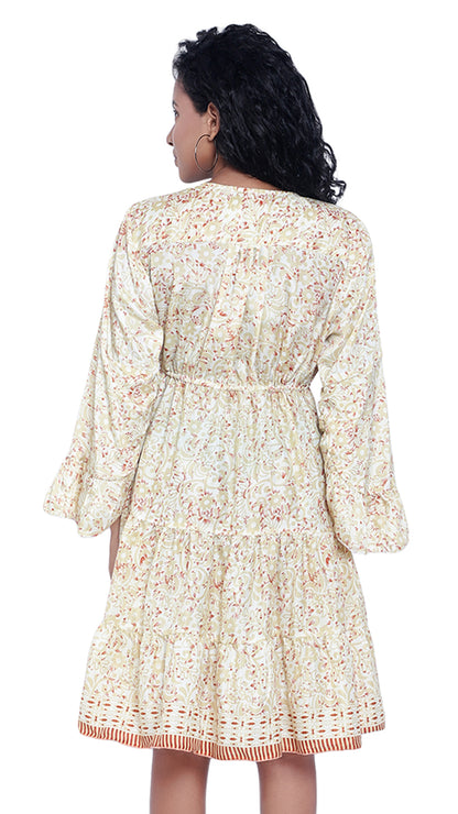 Floral Printed Seda Dress