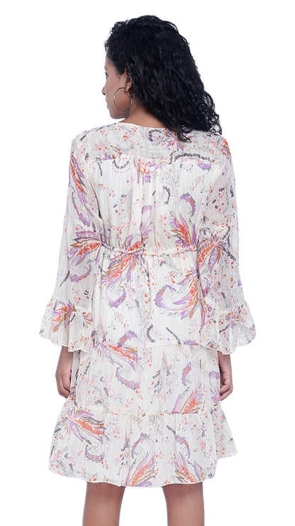 Floral Printed Seda Dress