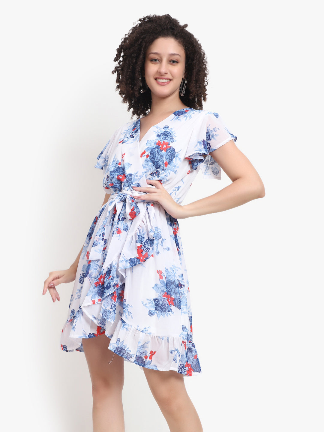 Vestido cruzado con estampado floral: una combinación perfecta de elegancia y comodidad