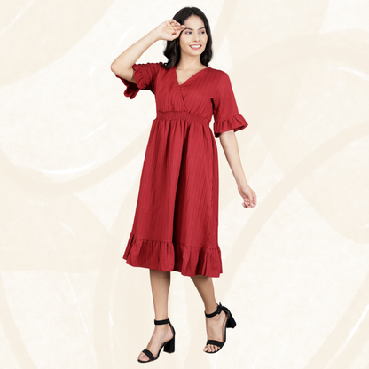 Western Women Long Cotton Dress