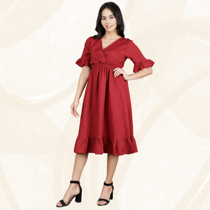 Western Women Long Cotton Dress