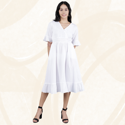 Western Women Long Cotton Dress