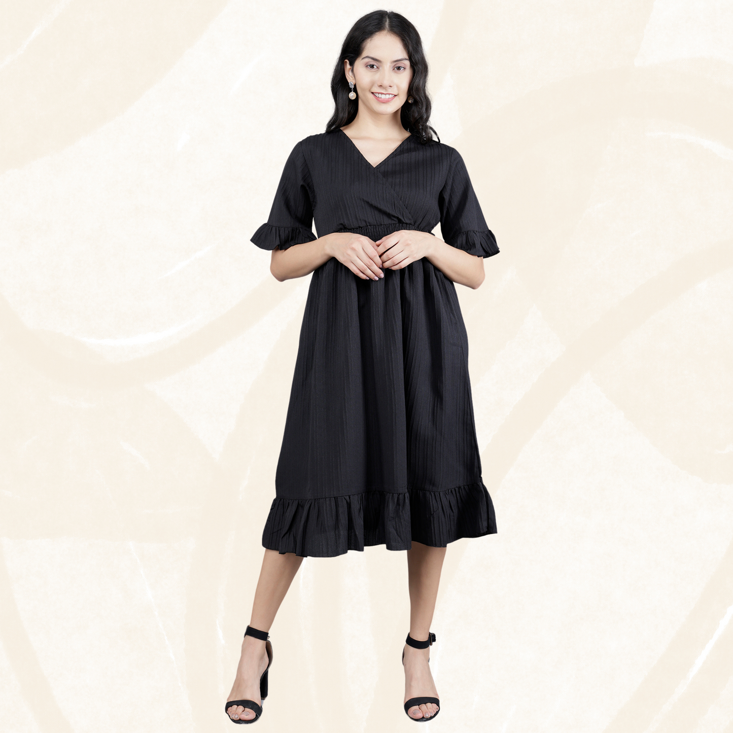 Western Women Long Cotton Dress