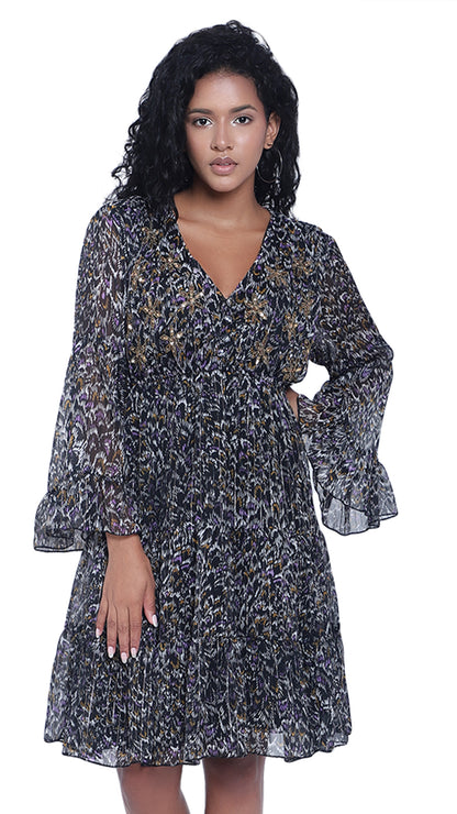 Floral Printed Seda Dress