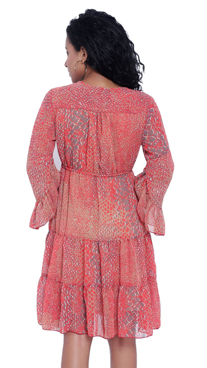 Floral Printed Seda Dress