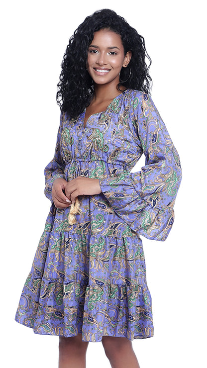 Floral Printed Seda Dress