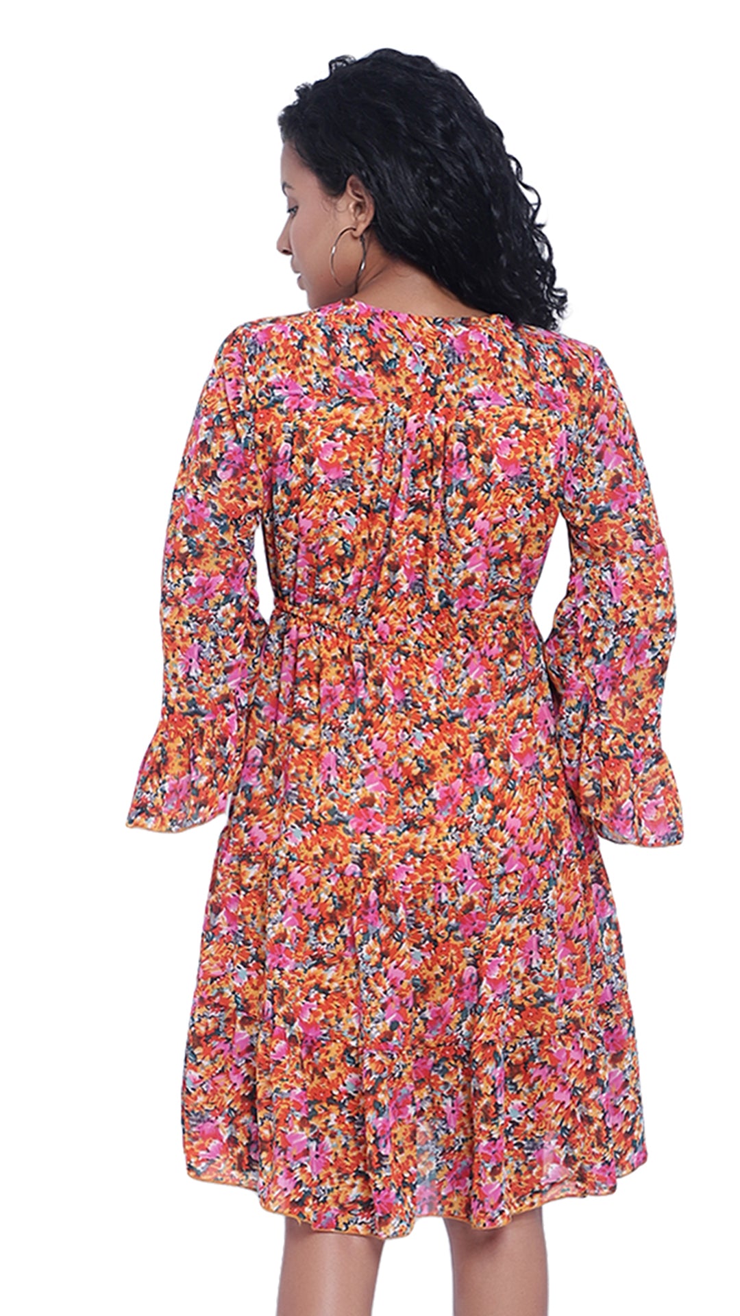 Floral Printed Seda Dress