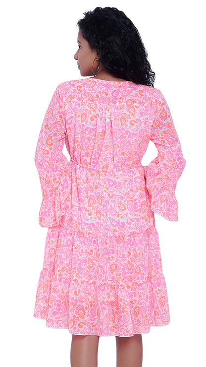 Floral Printed Seda Dress