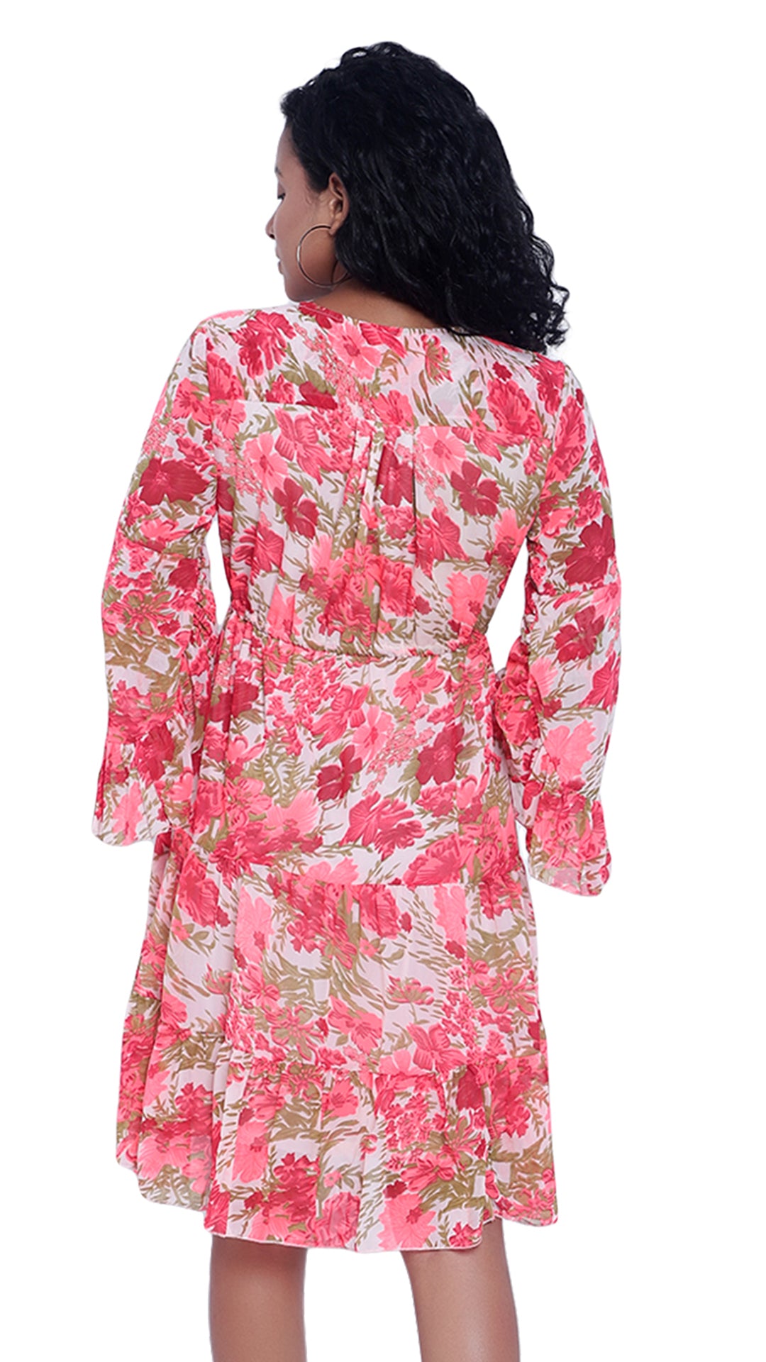 Floral Printed Seda Dress