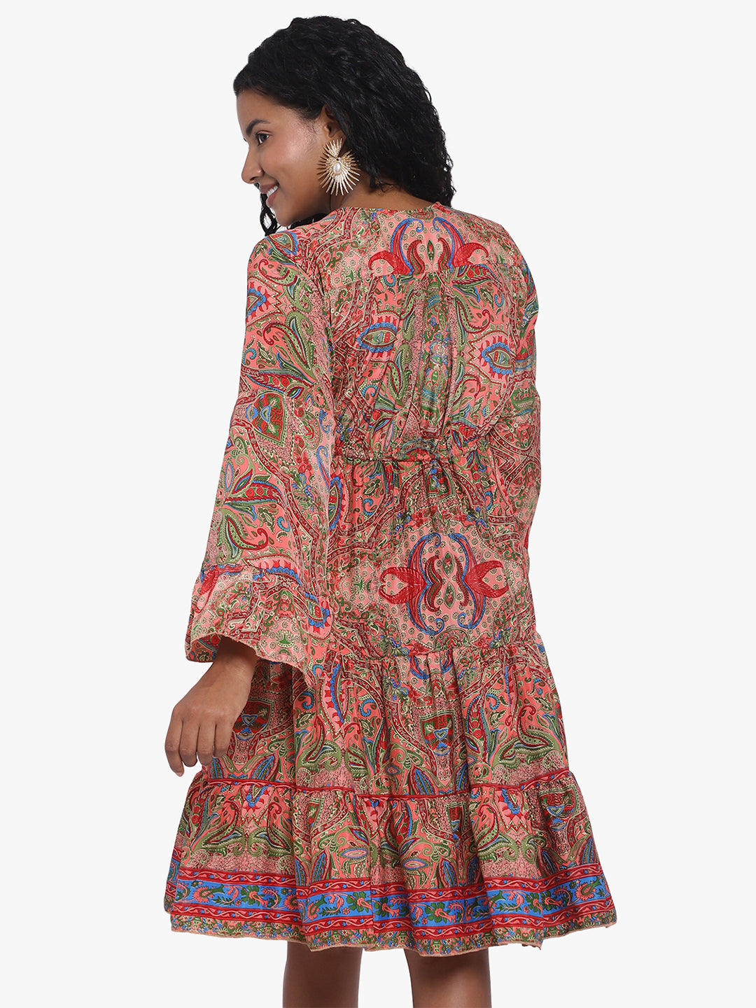 Floral Printed Seda Dress