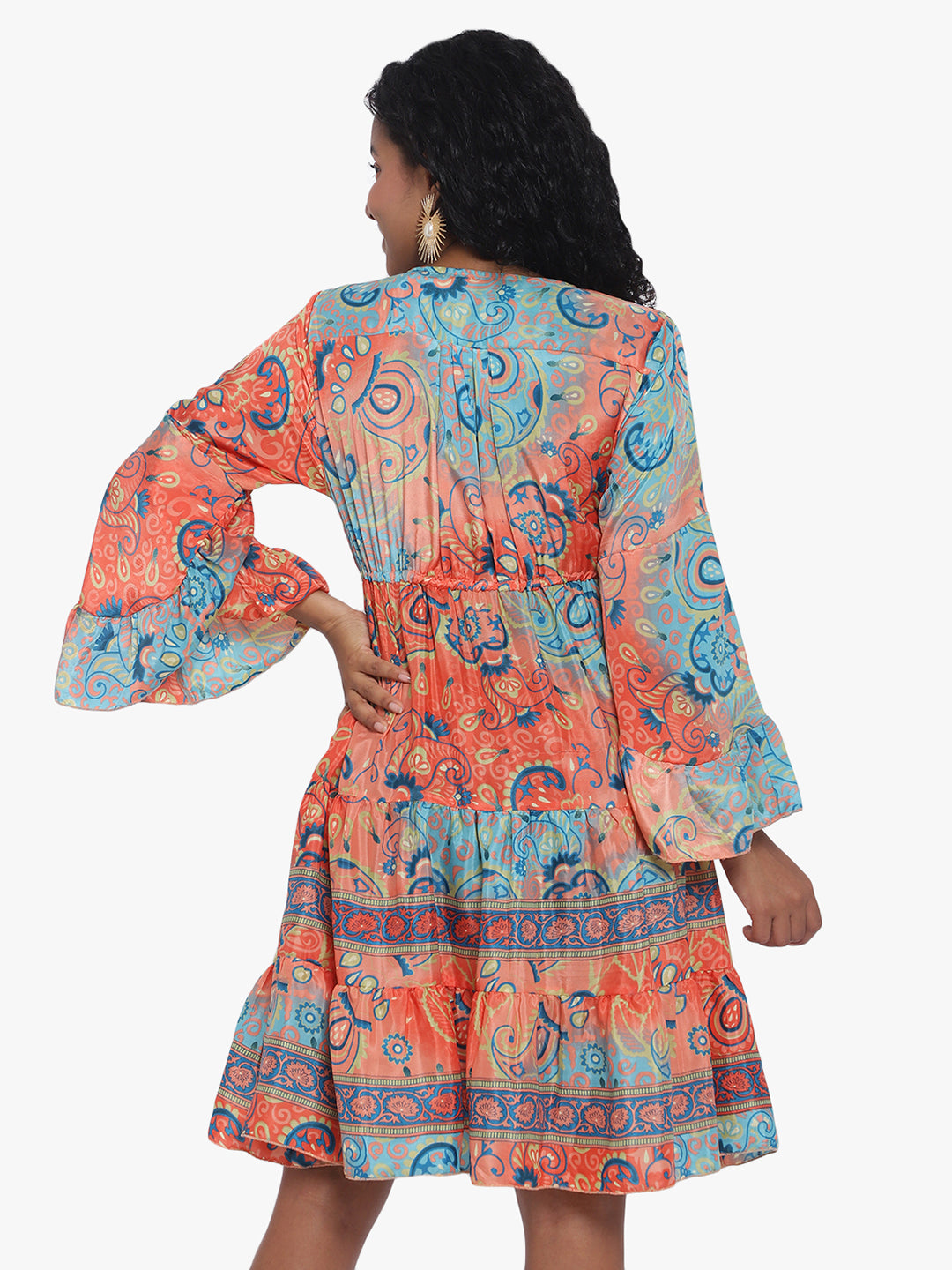 Floral Printed Seda Dress