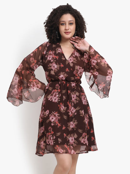 Custom Printed Georgette Dress Manufacturer