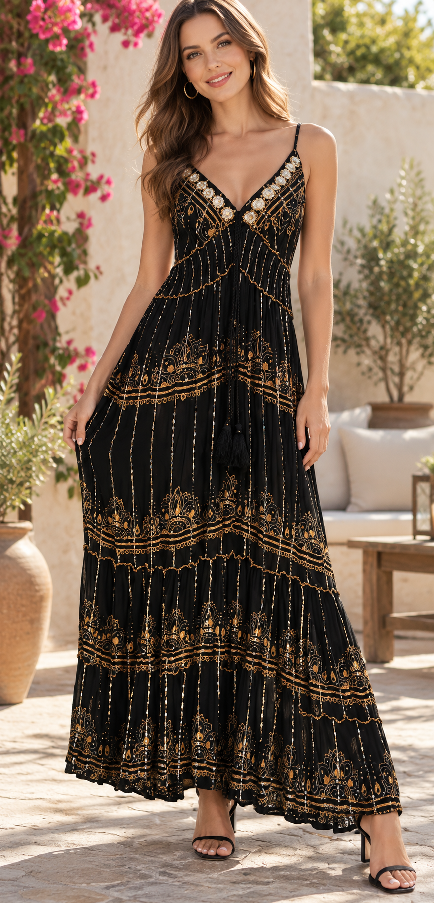 Rayon Lurex  Dress
