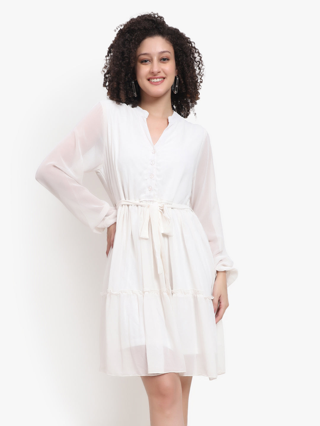 Georgette Tier Dress Manufacturer