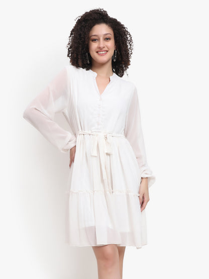 Georgette Tier Dress Manufacturer