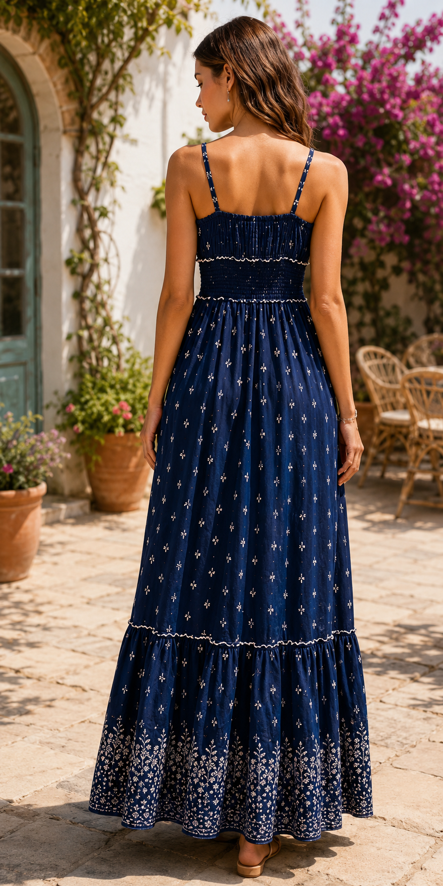 embroidered maxi dress, ladies dress manufacturer