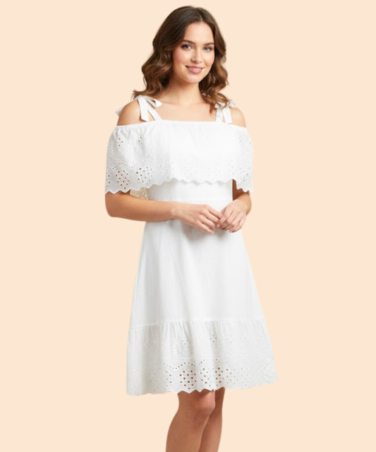 vestido de hombros descubiertos