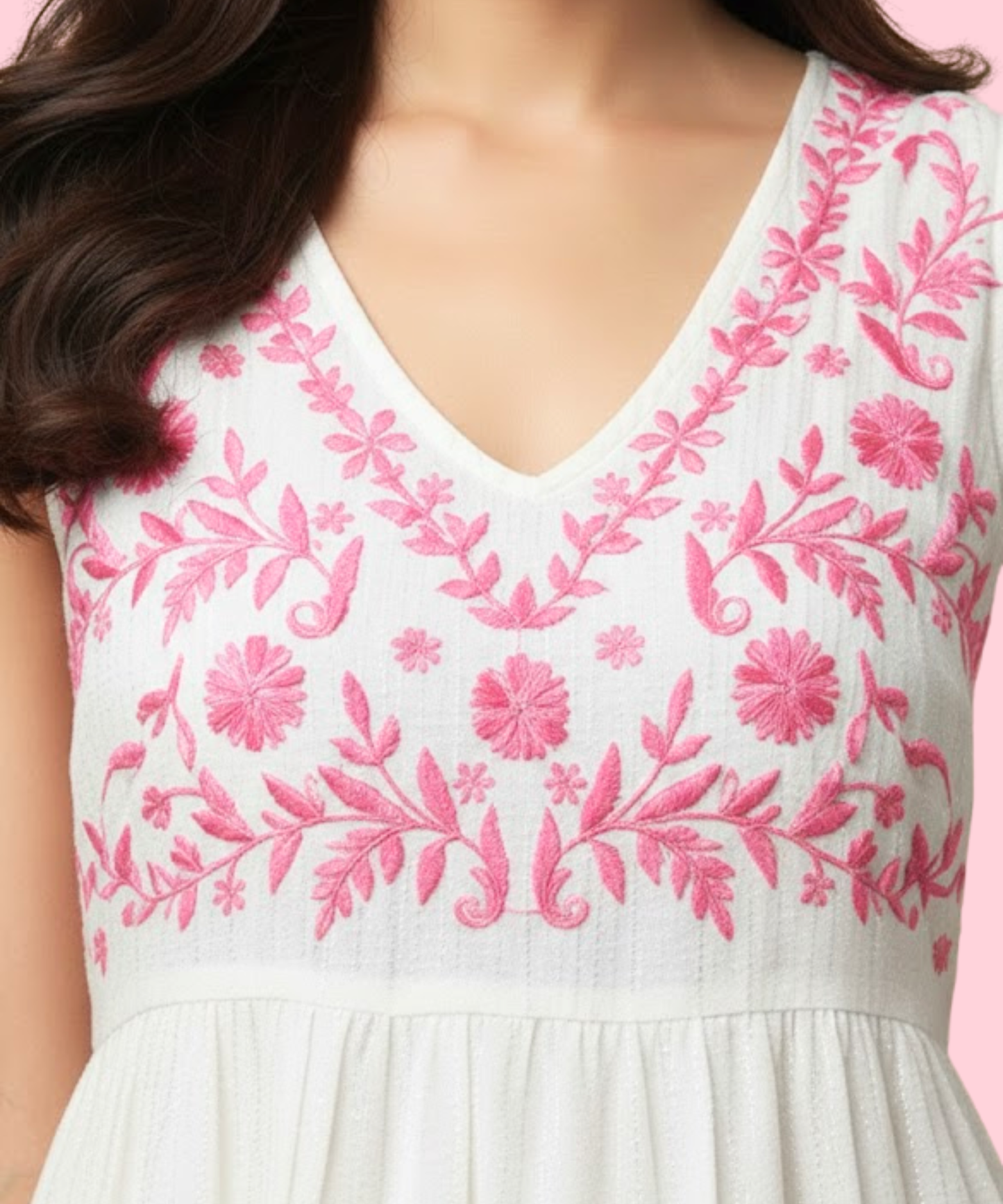 vestido sin mangas mujer