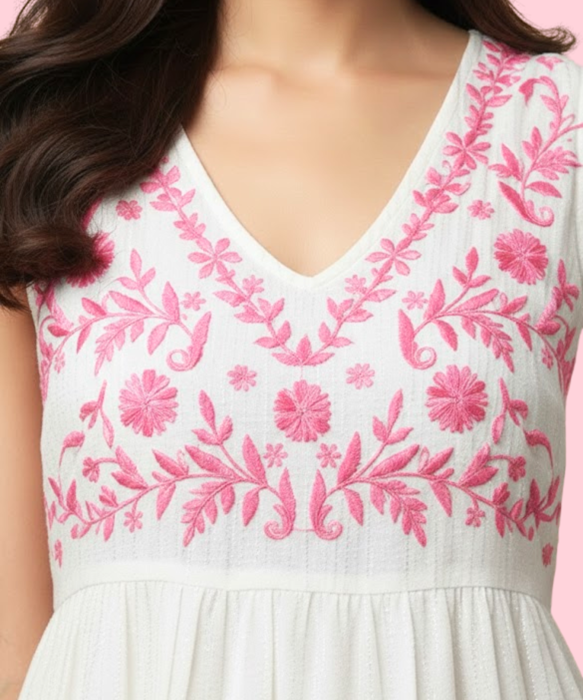 vestido sin mangas mujer